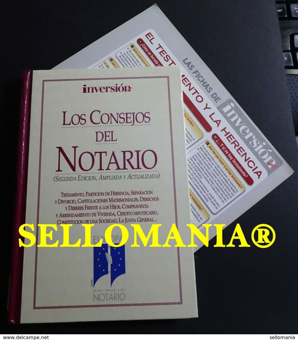 LOS CONSEJOS DEL NOTARIO Y FICHA TESTAMENTO Y HERENCIA INVERSION TC23802 A6C2 - Other & Unclassified