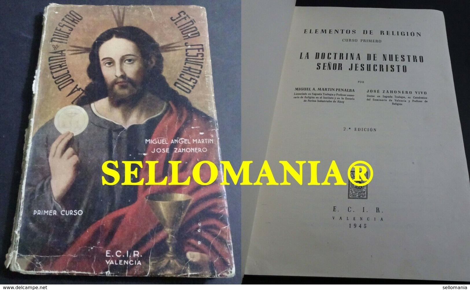 LA DOCTRINA DE NUESTRO SEÑOR JESUCRISTO ECIR VALENCIA 1945 TC23846 A5C1 - Sonstige & Ohne Zuordnung