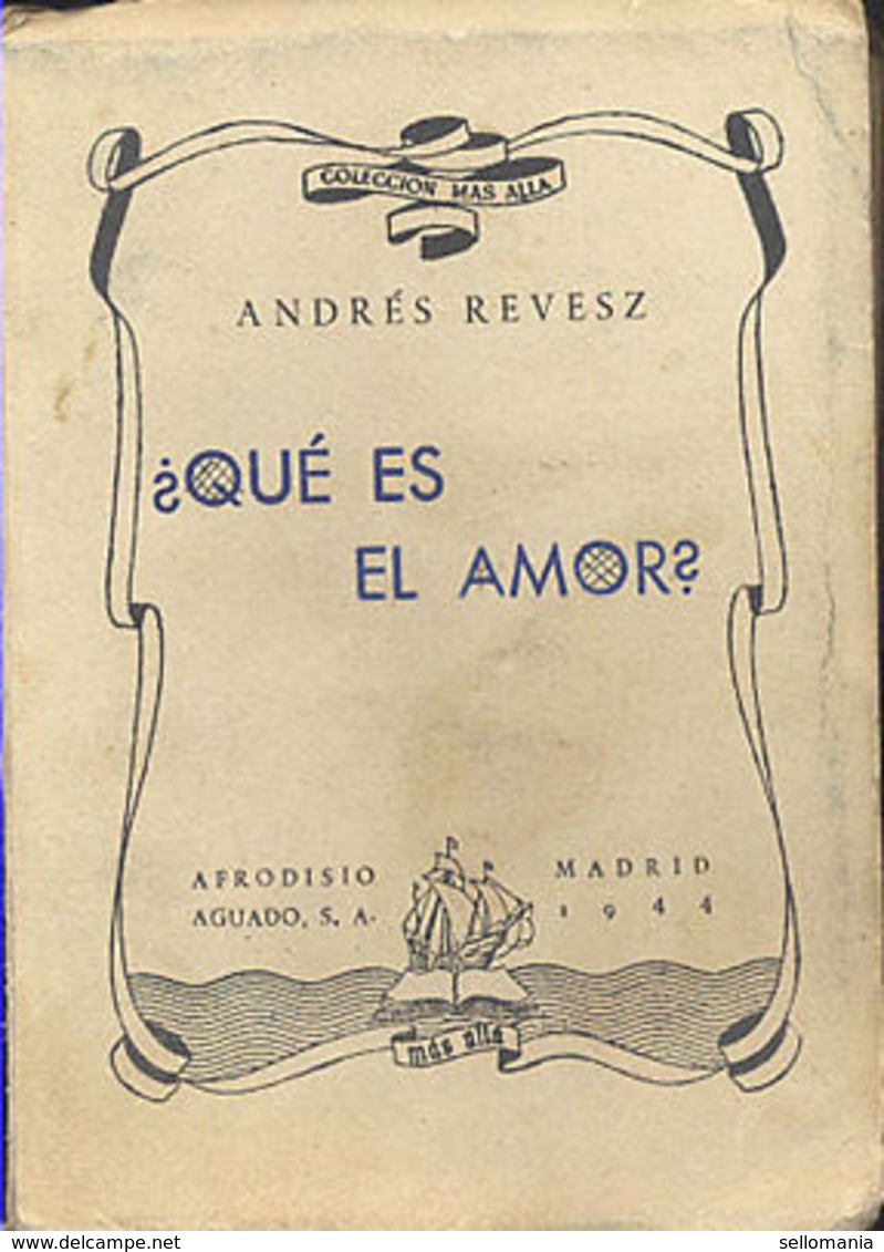 ¿ QUE ES EL AMOR ? ANDRES REVESZ AFRODISIO AGUADO 1944    TC12030 A6C2 - Sonstige & Ohne Zuordnung