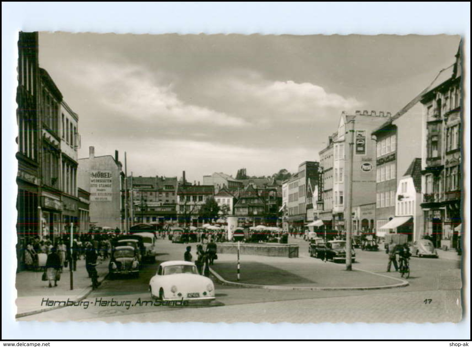 XX10975/ Hamburg Harburg  Am Sande  Porsche 356   AK Ca.1960-65 - Harburg