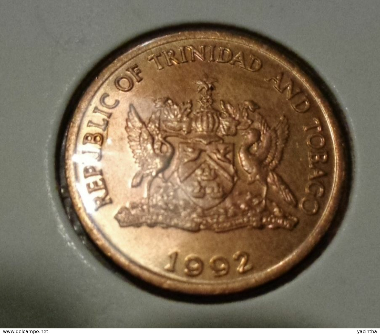 @Y@   Trinidad En Tabago   5 Cents  1992        (3490) - Trinidad & Tobago