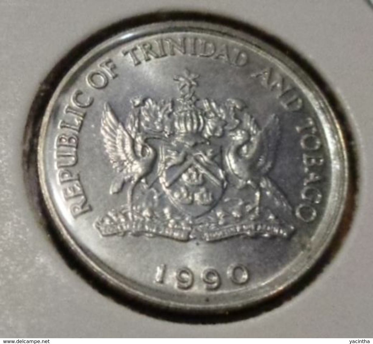 @Y@   Trinidad En Tabago   10 Cents  1990        (3492) - Trinidad & Tobago