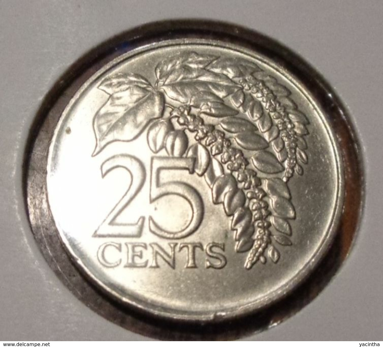 @Y@   Trinidad En Tabago   25 Cents  1975        (3493) - Trinidad & Tobago