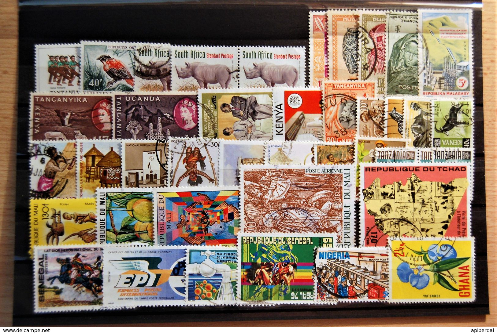 Africa Afrique - Small Batch Of 40 Stamps Used - Lots & Kiloware (max. 999 Stück)