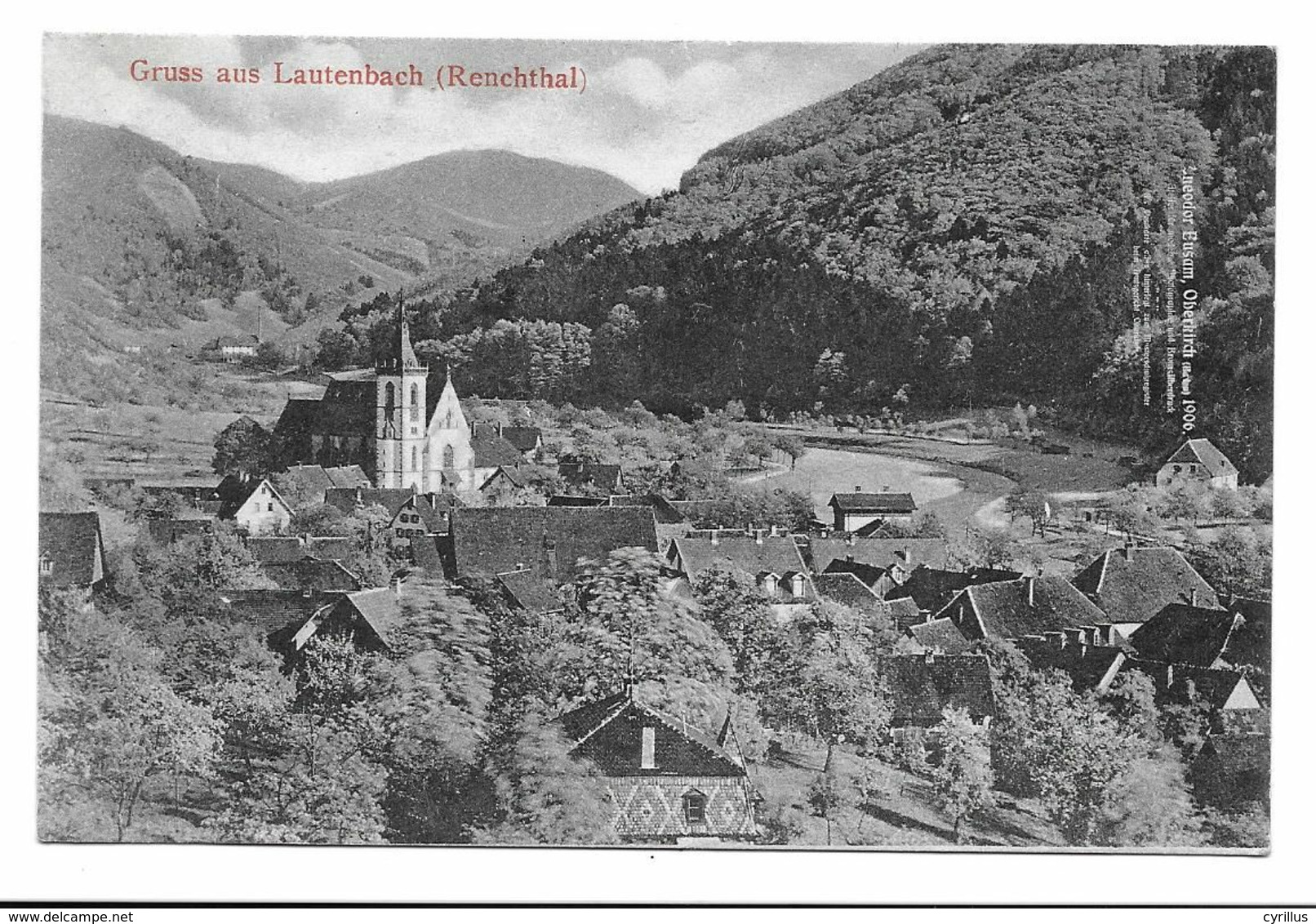 CPA GRUSS AUS LAUTENBACH - Oberkirch