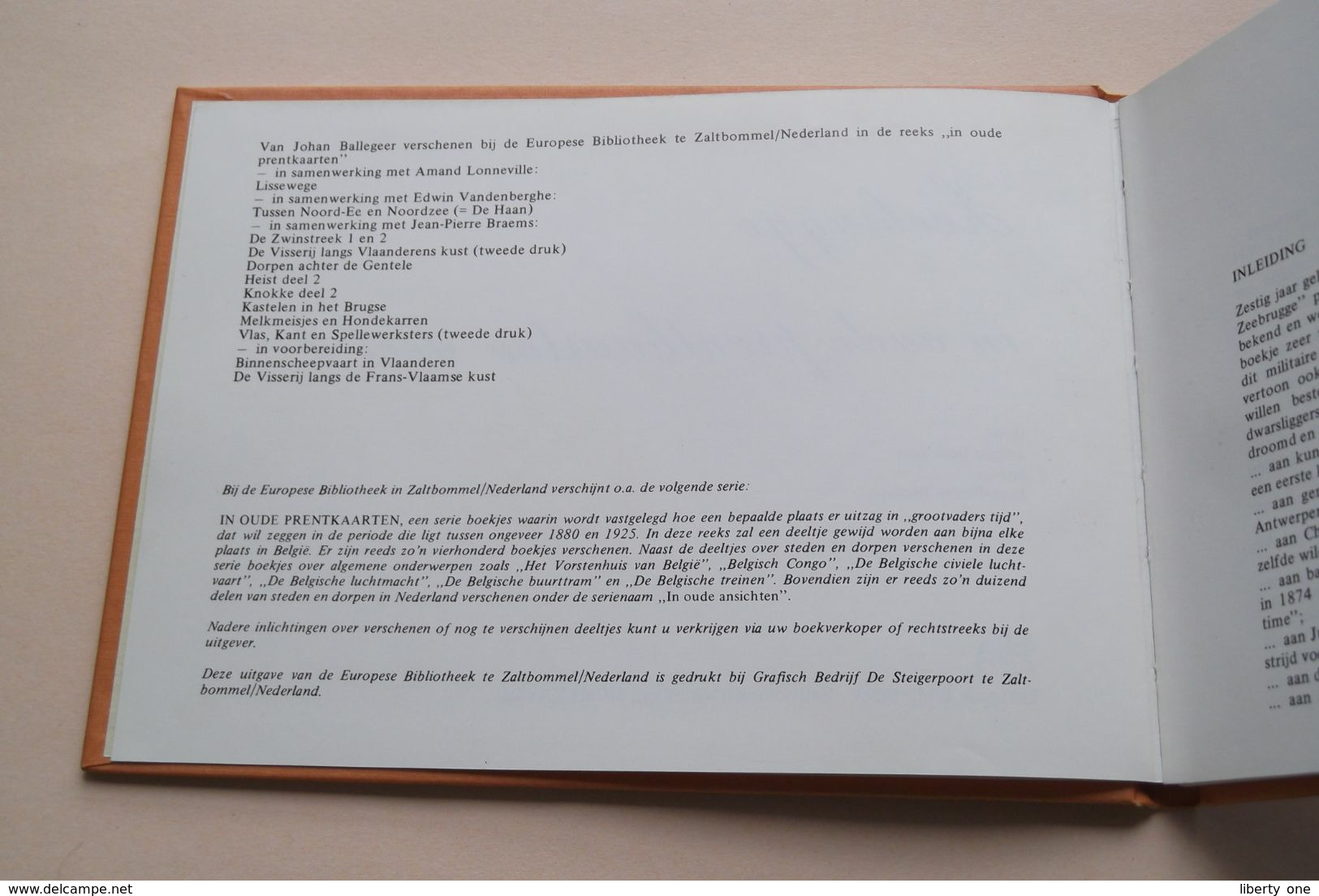ZEEBRUGGE In Oude Prentkaarten Deel 2 ( Zie Foto's Voor Detail ) ! - Livres & Catalogues