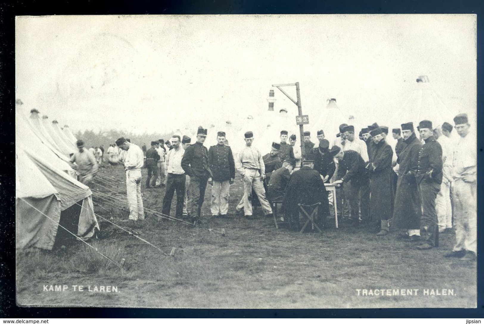 Cpa Des Pays Bas Kamp Te Laren -- Tractement Halen    AVR20-184 - Laren (NH)