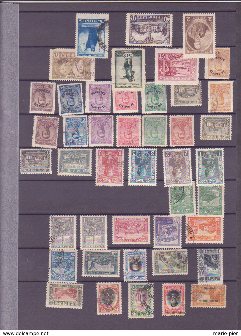 Timbres Bulgarie De 1879 à 2002 + Avion + Taxe + Express + Service + Guerre - ...-1879 Prephilately