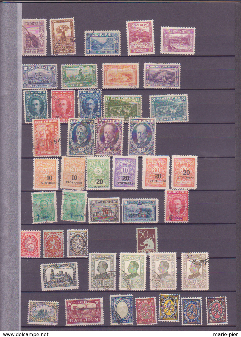 Timbres Bulgarie De 1879 à 2002 + Avion + Taxe + Express + Service + Guerre - ...-1879 Prephilately