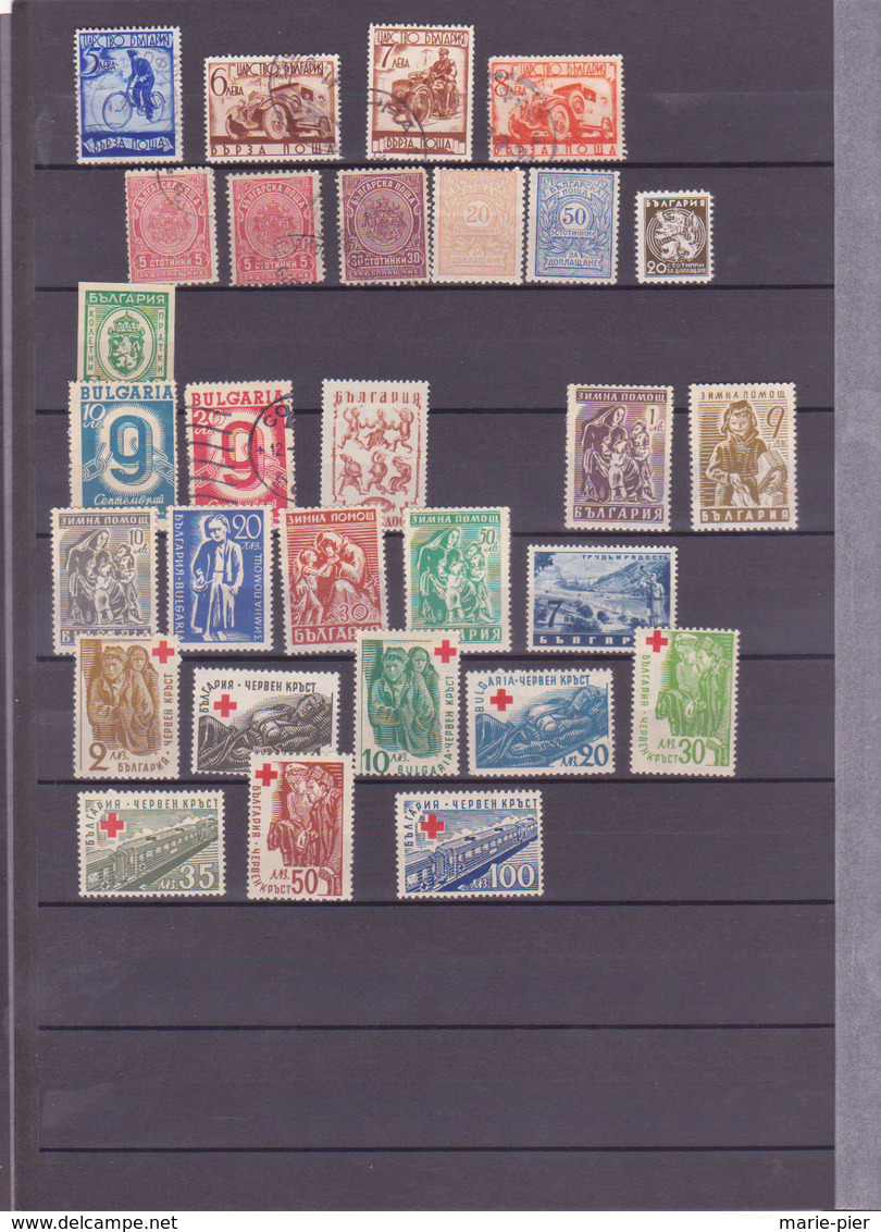 Timbres Bulgarie De 1879 à 2002 + Avion + Taxe + Express + Service + Guerre - ...-1879 Prephilately