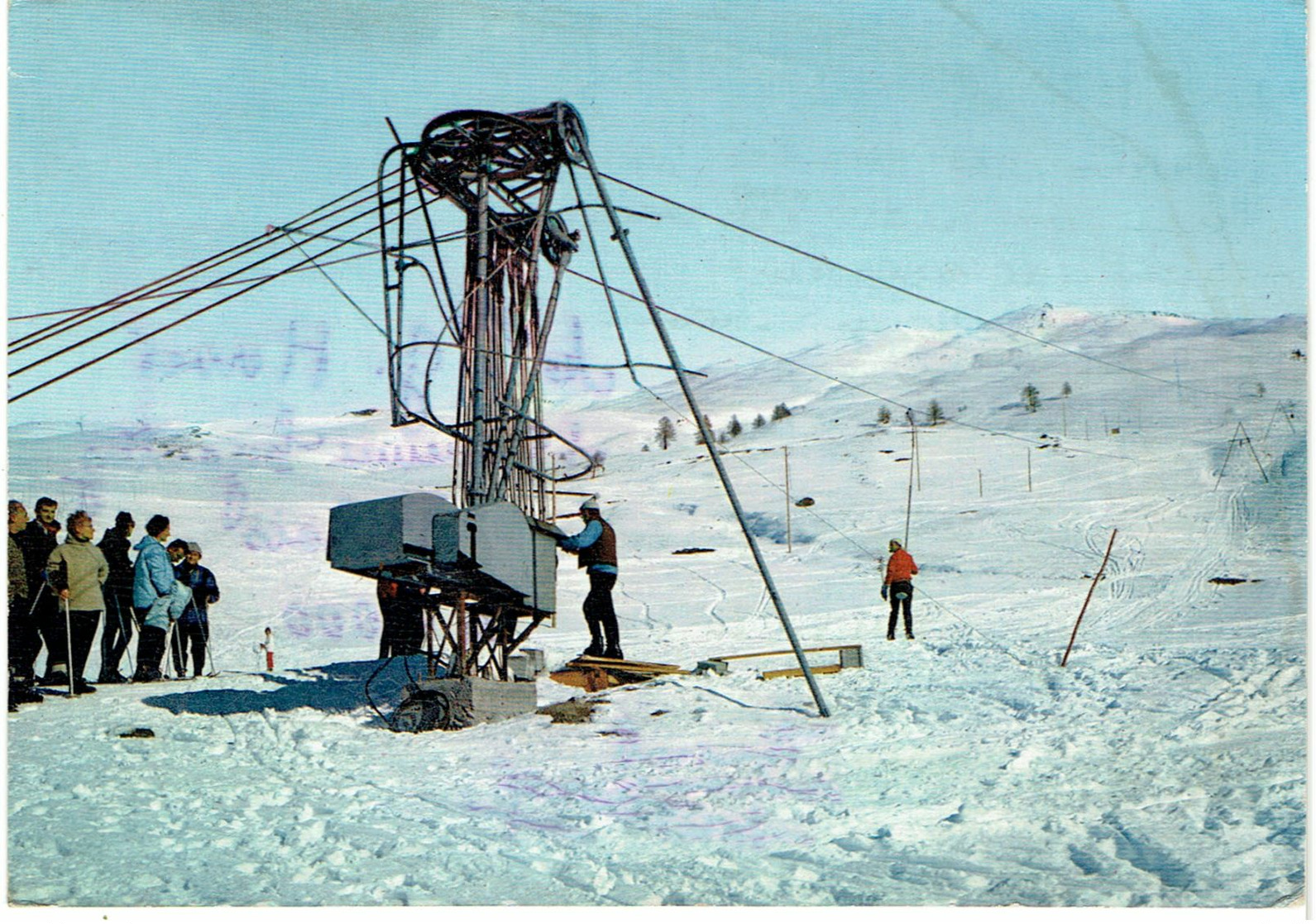 CPM FRANCE 05 HAUTES-ALPES SAINT-VERAN - Téléski Du Bout'Cari - 1970 - Sonstige & Ohne Zuordnung