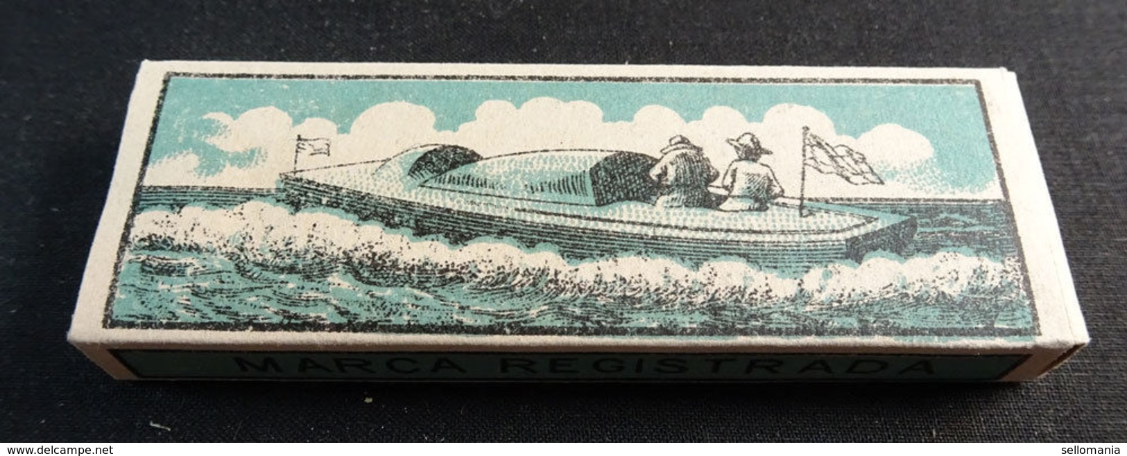 ANTIQUE CIGARETTE ROLLING PAPER BLACK CANOA 1900 TOBACCIANA COLLECTIBLE  029CDC - Autres & Non Classés