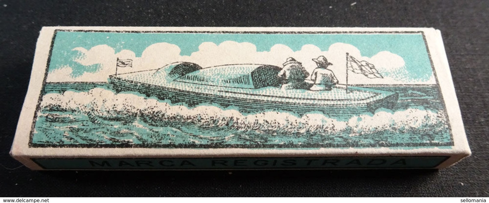 ANTIQUE CIGARETTE ROLLING PAPER BLACK CANOA 1900 TOBACCIANA COLLECTIBLE  033CDC - Autres & Non Classés