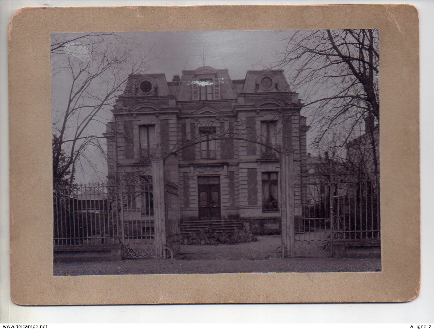 REF EX : Photo Originale Maison Chateau à Identifier 18 X 13 Cm - Beroepen