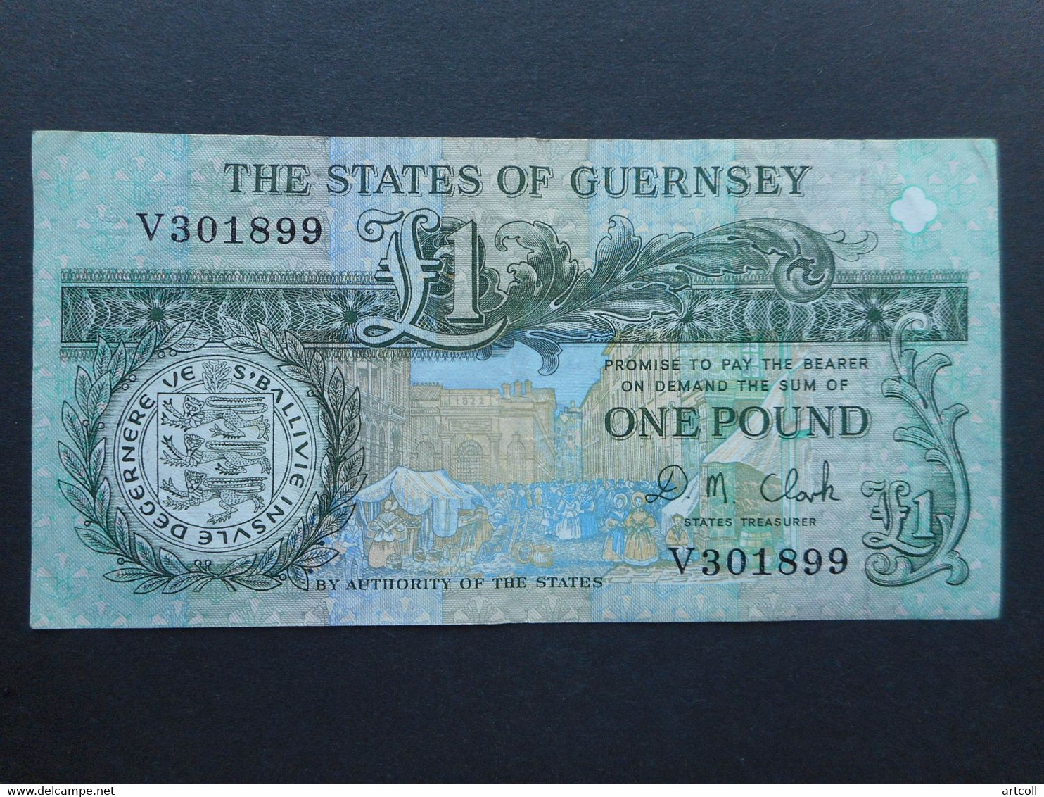 Guernsey 1 Pound 1991 (P-52c) - Guernsey