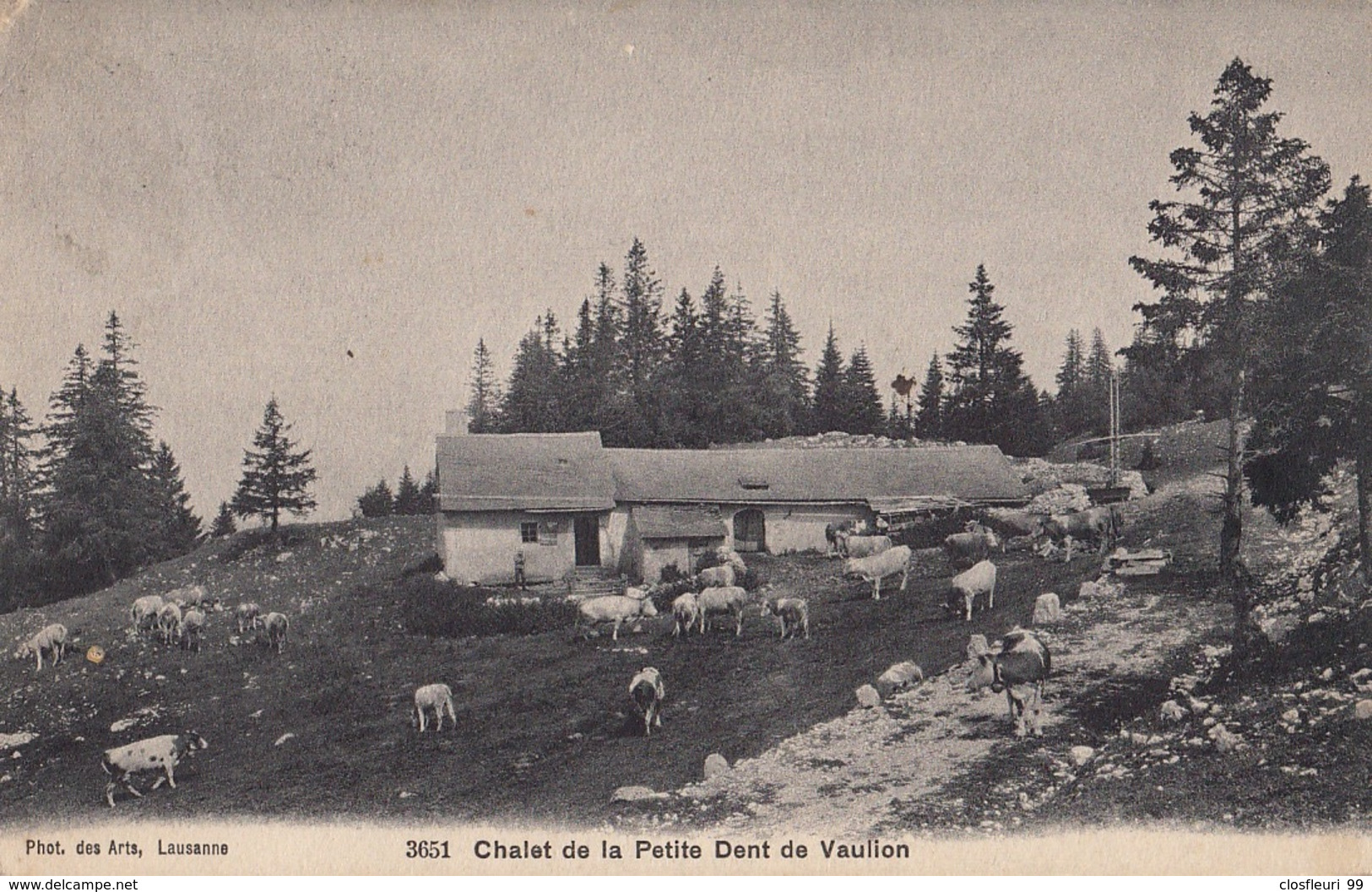 Vaulion, Chalet E La Petite Dent De Vaulion 1912. Ecrite. T.B. - Vaulion