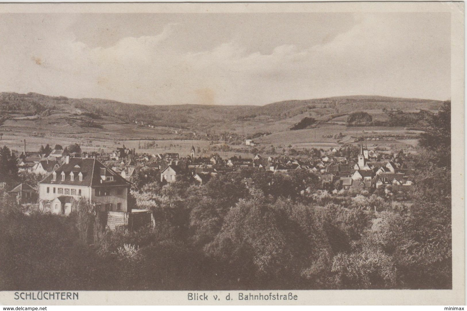 Schluchtern - Blick V. D. Bahnhofstrasse - Schlüchtern