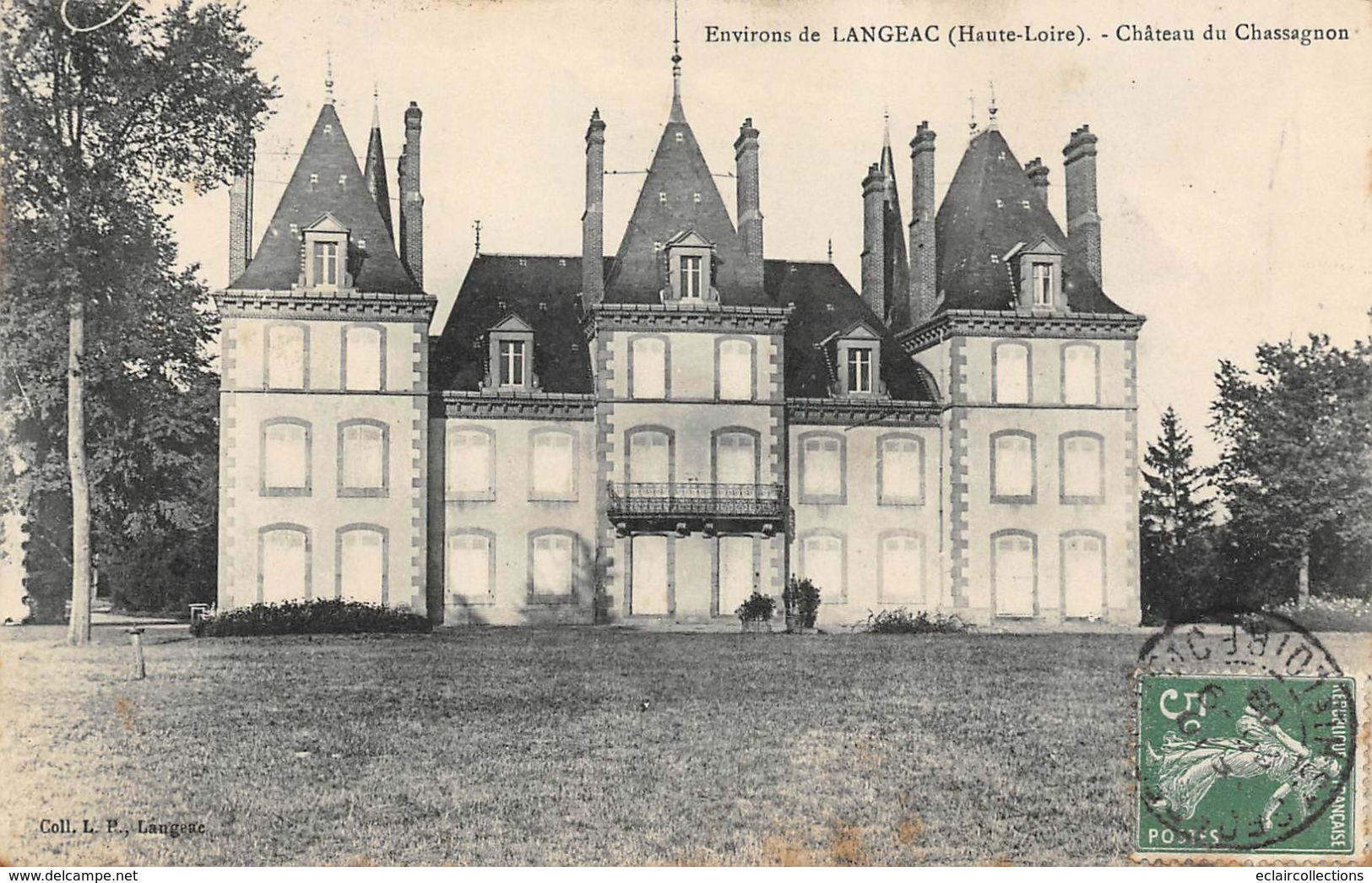 Langeac      43         Château Du Chassagnon      (voir Scan) - Langeac