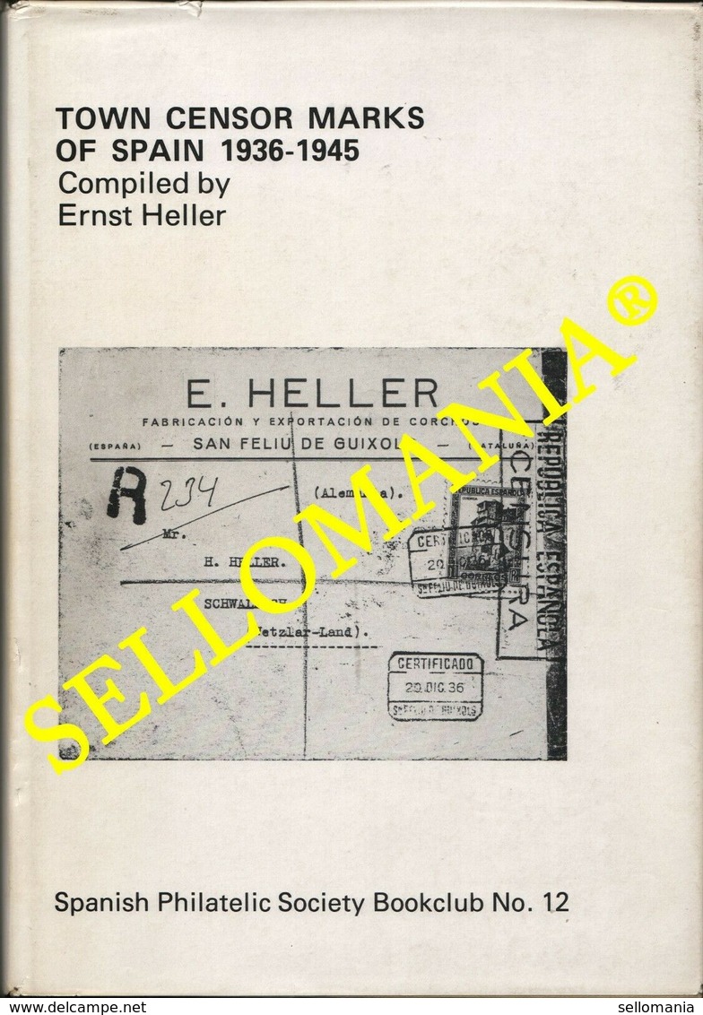 CENSOR MARKS SPAIN CIVIL WAR 1936 1939 MARCAS CENSURA GUERRA CIVIL ERNST HELLER  TC22782 - Andere & Zonder Classificatie