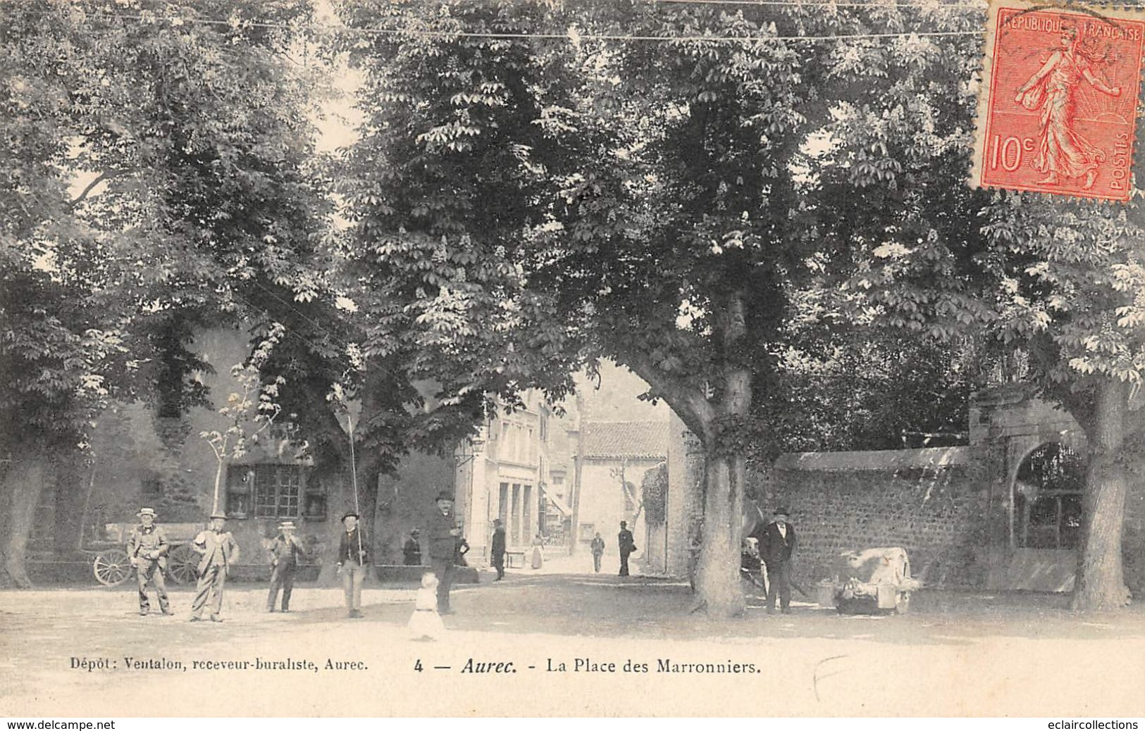 Aurec Sur Loire      43      Place De Marronniers        (voir Scan) - Other & Unclassified