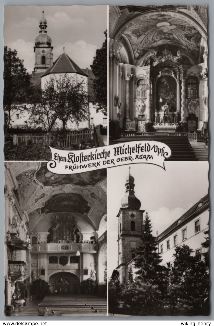 Auerbach I D Oberpfalz Michelfeld - S/w Klosterkirche Michelfeld - Auerbach