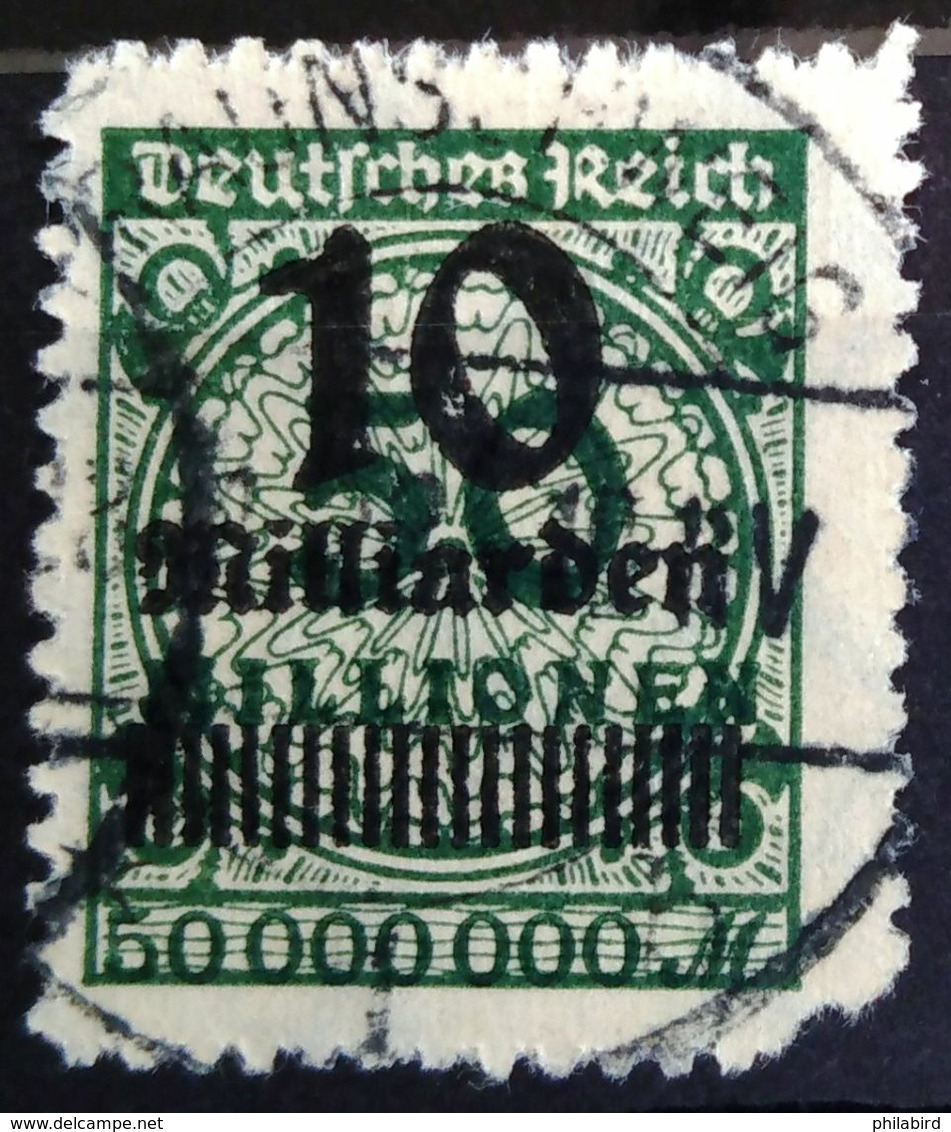 ALLEMAGNE EMPIRE                       N° 319                   OBLITERE - Used Stamps