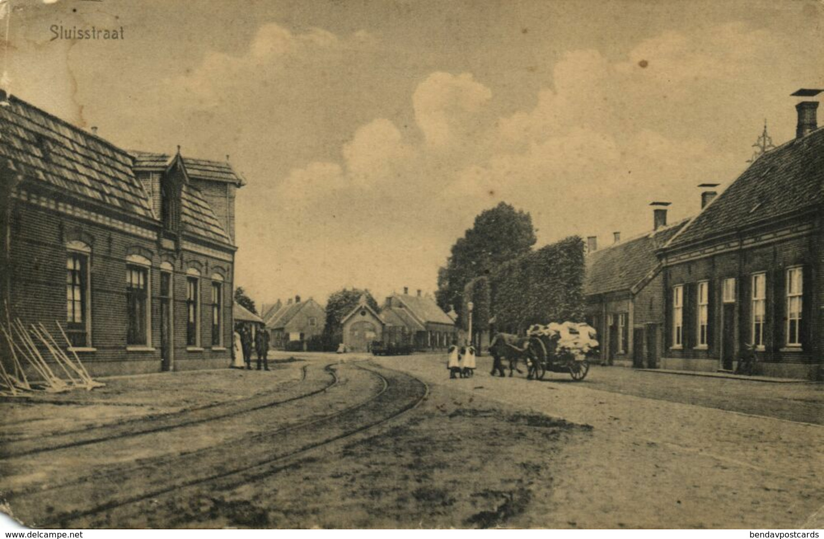 Nederland, VEGHEL, Sluisstraat (1917) Ansichtkaart - Veghel