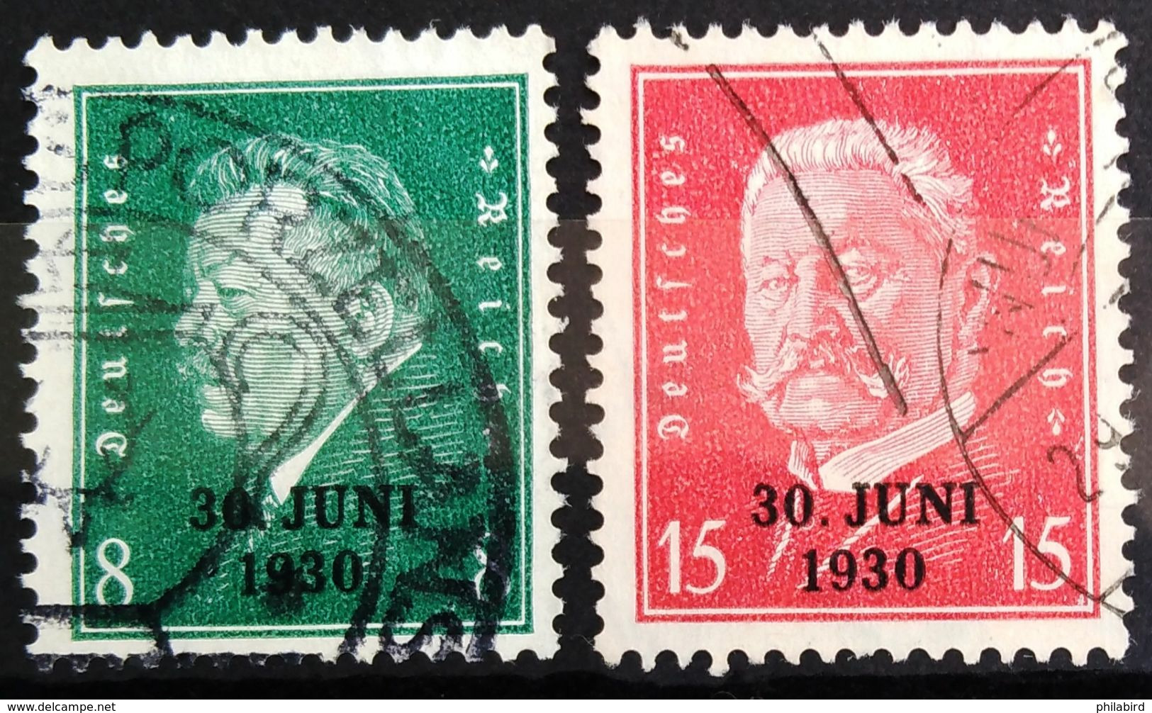 ALLEMAGNE EMPIRE                       N° 426 A/B                         OBLITERE - Used Stamps