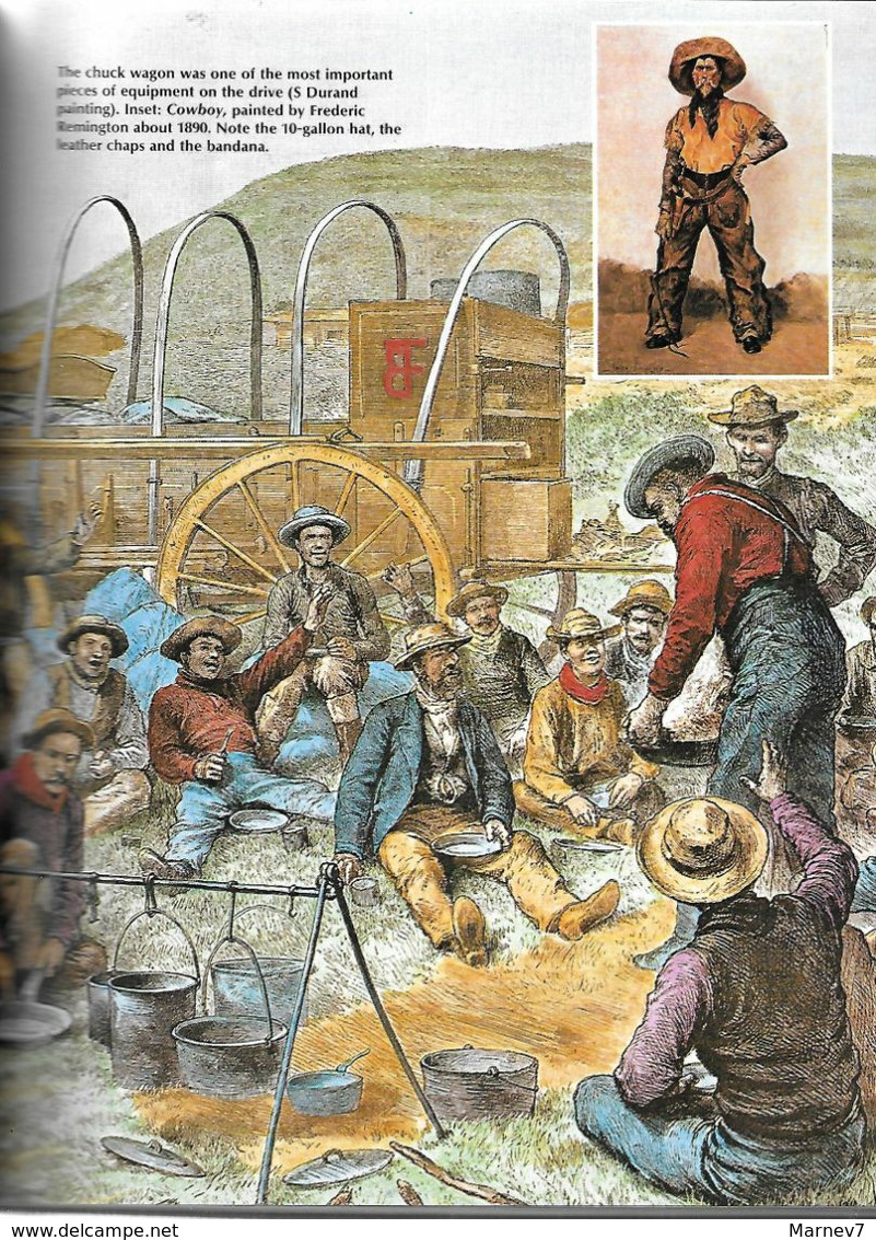 Livre En Anglais - The OLD WEST - Far West -History Of Cowboys And Indians - Histoire Illustrée Cow-boys Et Indiens - Verenigde Staten