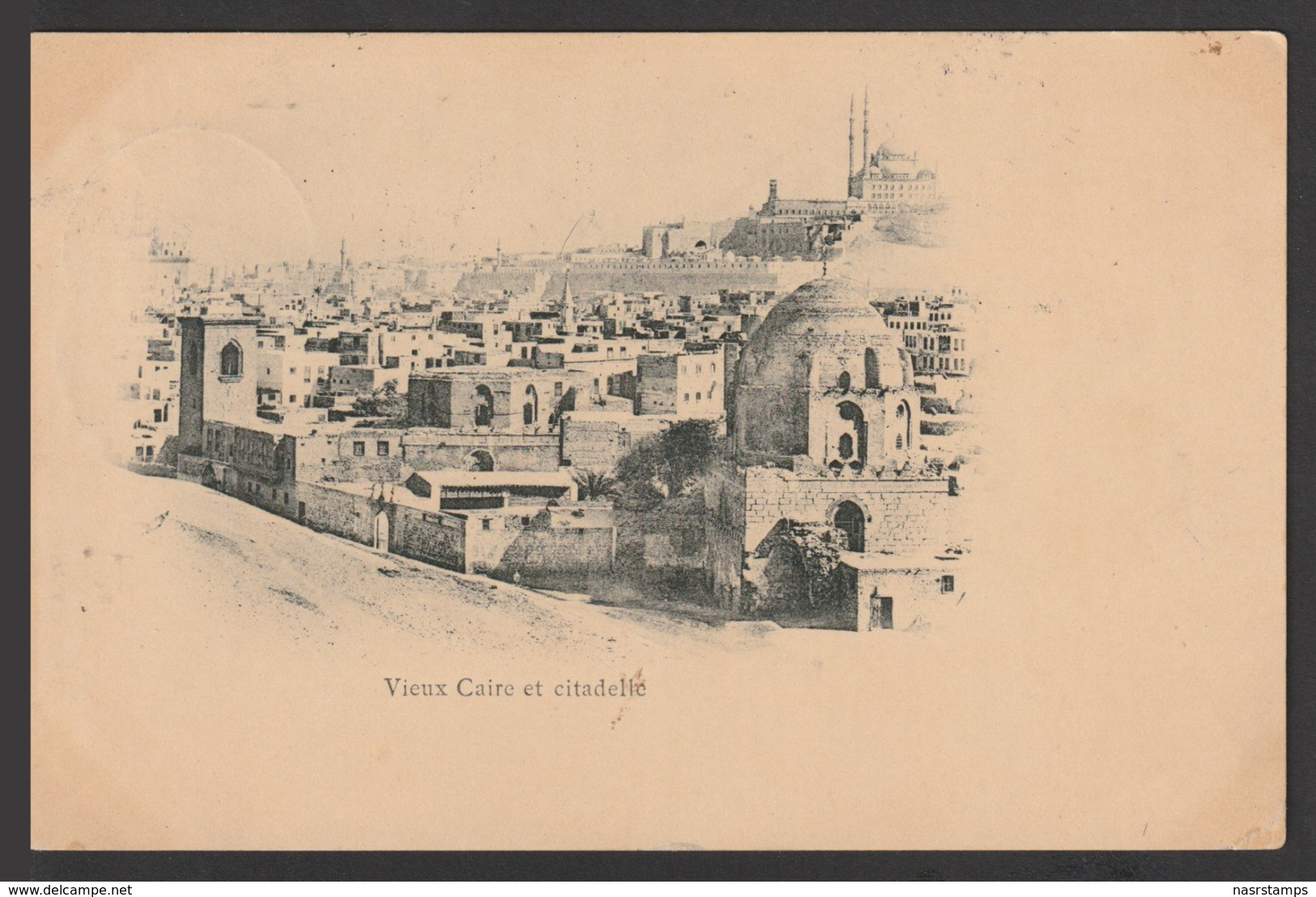 Egypt - 1902 - Very Rare - Vintage Post Card - Old Cairo And Citadel - Cairo - 1866-1914 Khédivat D'Égypte