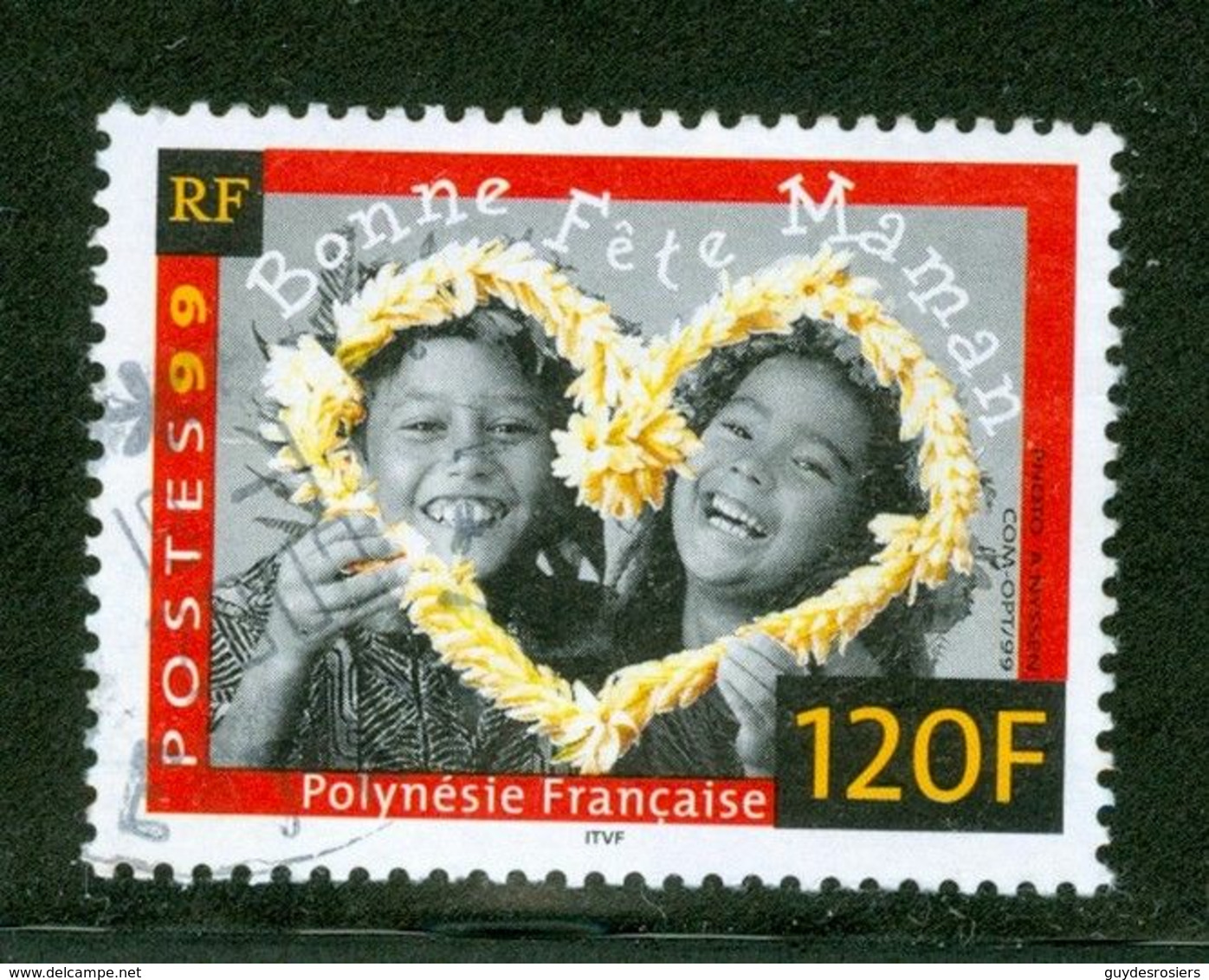 Fêtes Des Mères / Mother's Day; Polynésie Française / French Polynesia; Scott # 757; Usagé (3448) - Oblitérés