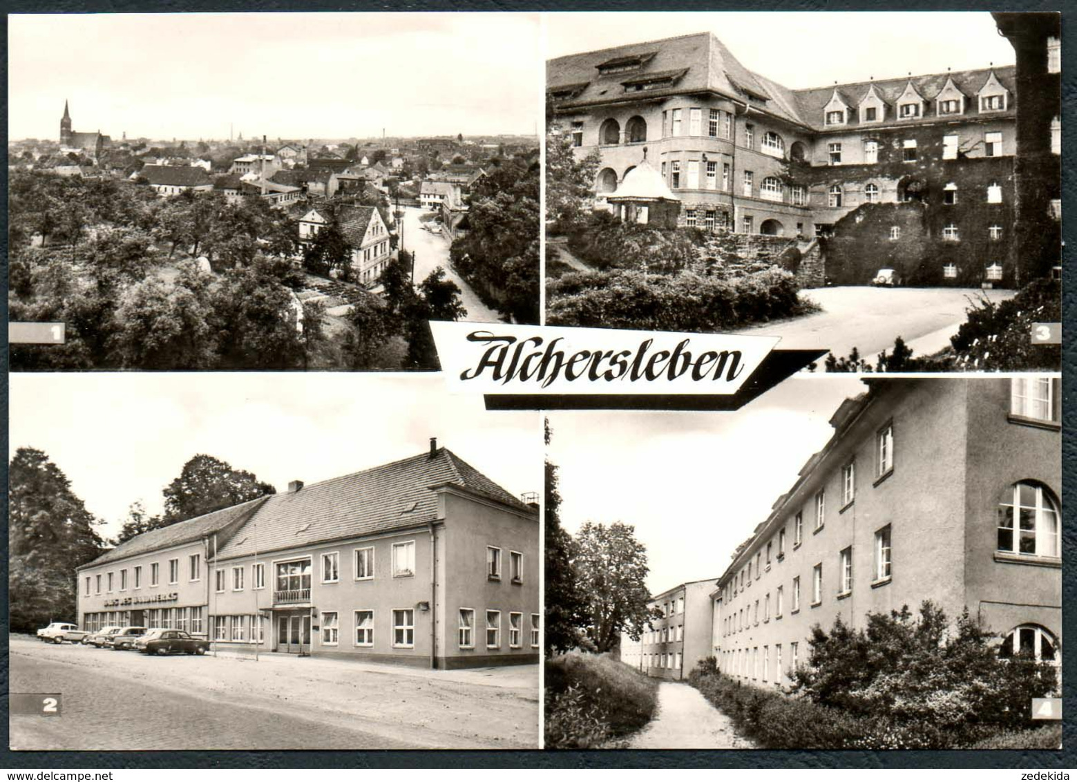 D9869 - TOP Aschersleben Kreiskrankenhaus Haus Des Handwerks - Heldge Verlag - Aschersleben