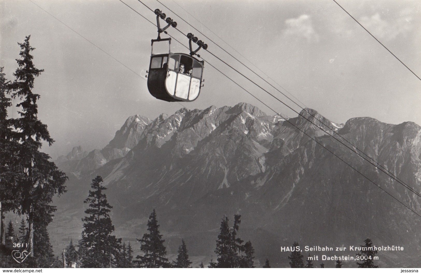 AK - Stmk - Alte Seilbahn Zur Krummholzhütte 1960 - Haus Im Ennstal