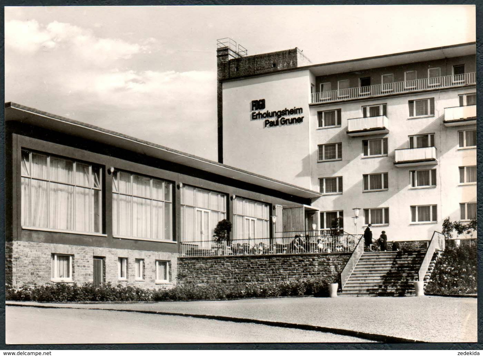 D9892 - Cämmerswalde OT Rauschenbach - FDGB Heim Paul Gruner DDR Architektur - VEB Bild Und Heimat Reichenbach - Brand-Erbisdorf