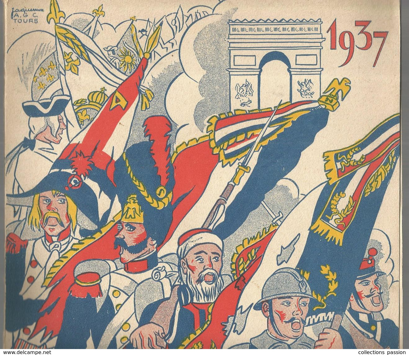 Programme , LA VICTOIRE EN CHANTANT , Théâtre De TOURS Et Au MAJESTIC , 37 , 1937, 32 Pages, Frais Fr 4.65 E - Programme