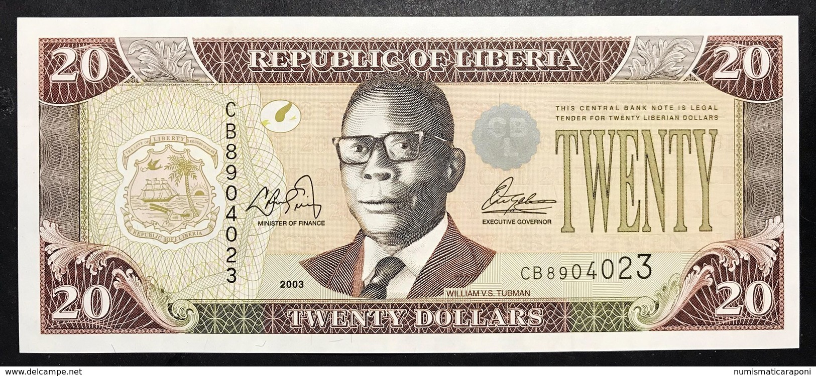 Liberia 20 $ 2003 Fds  LOTTO 2612 - Liberia