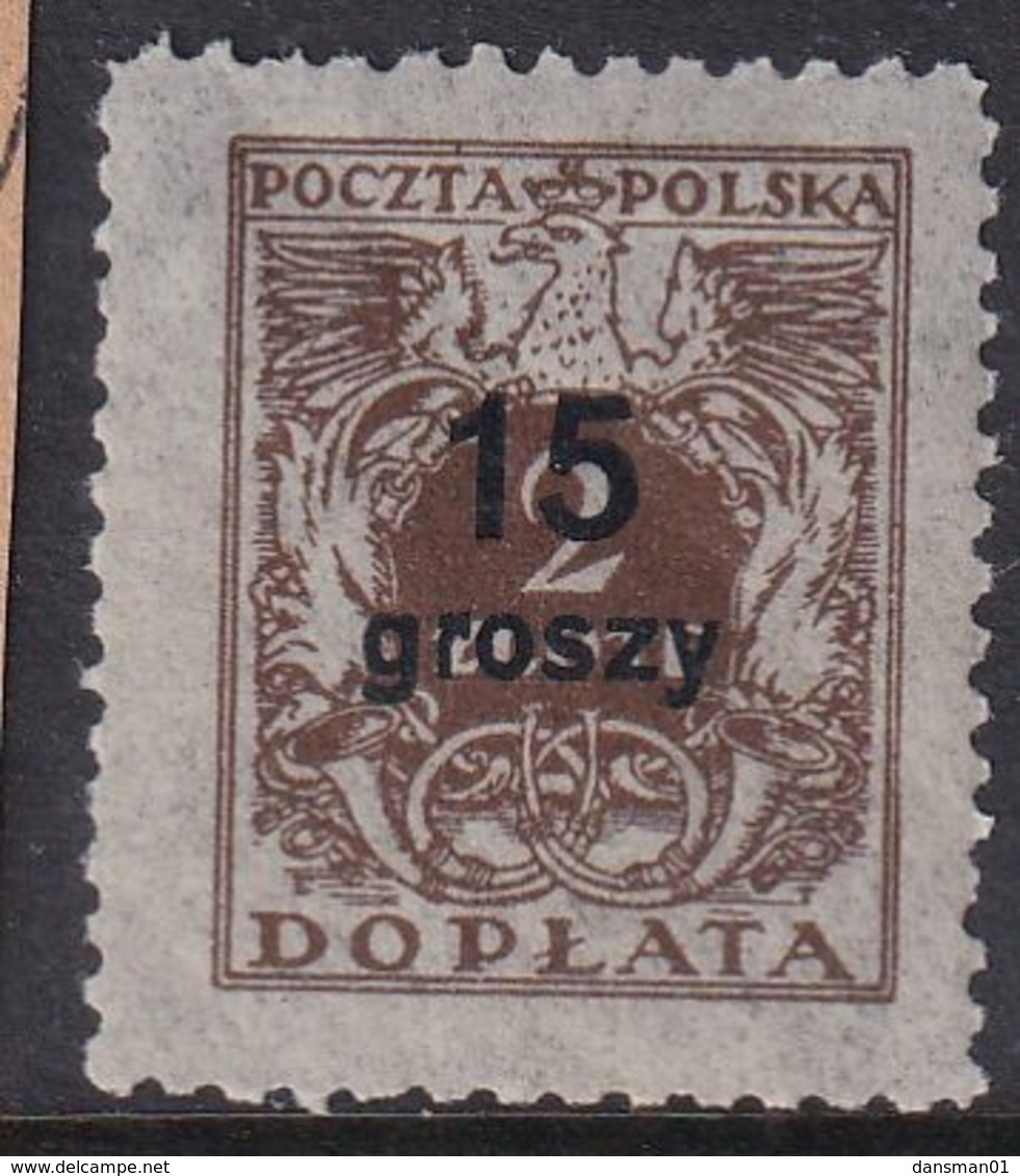 POLAND 1934 Postage Due Fi D82 Mint Hinged - Unused Stamps