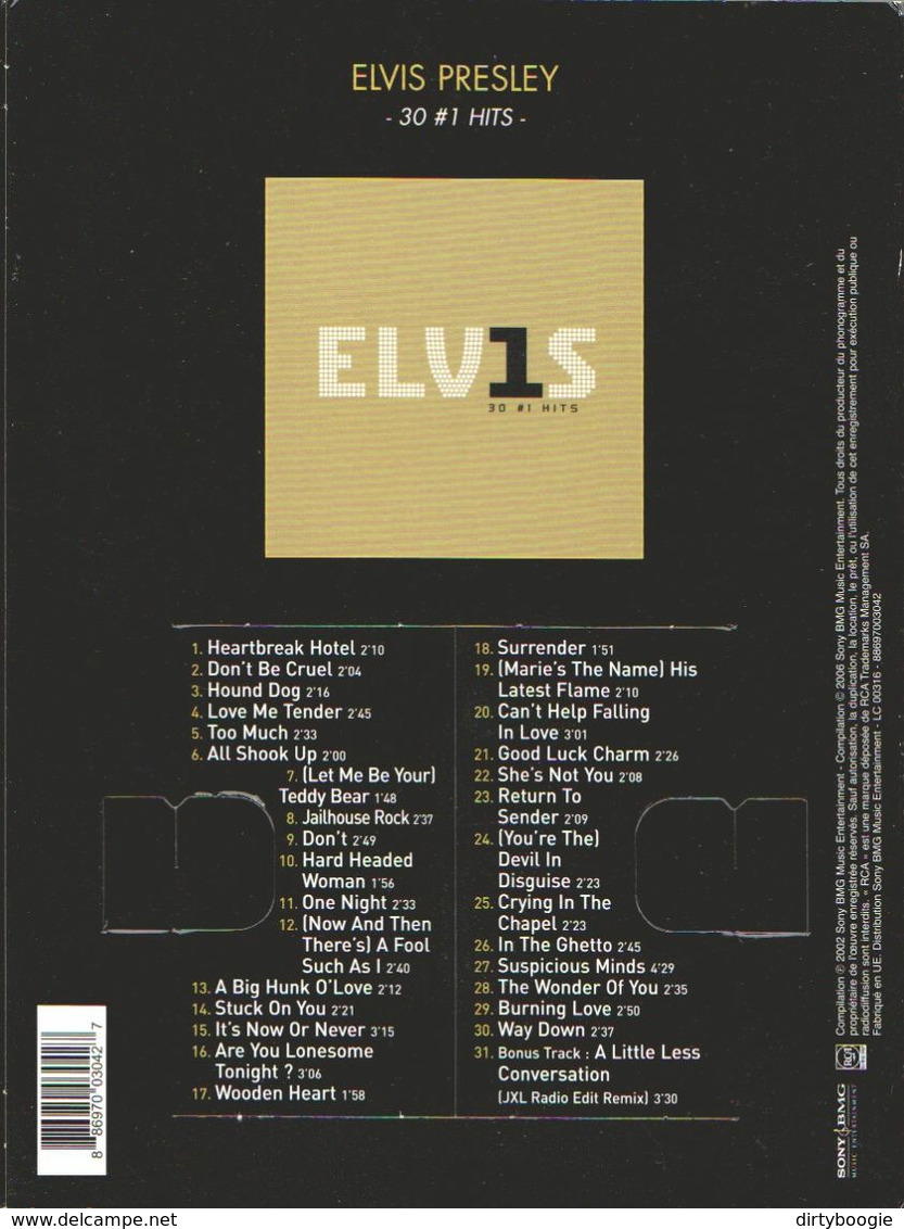 Elvis PRESLEY - 30 # 1 Hits - CD - Rock