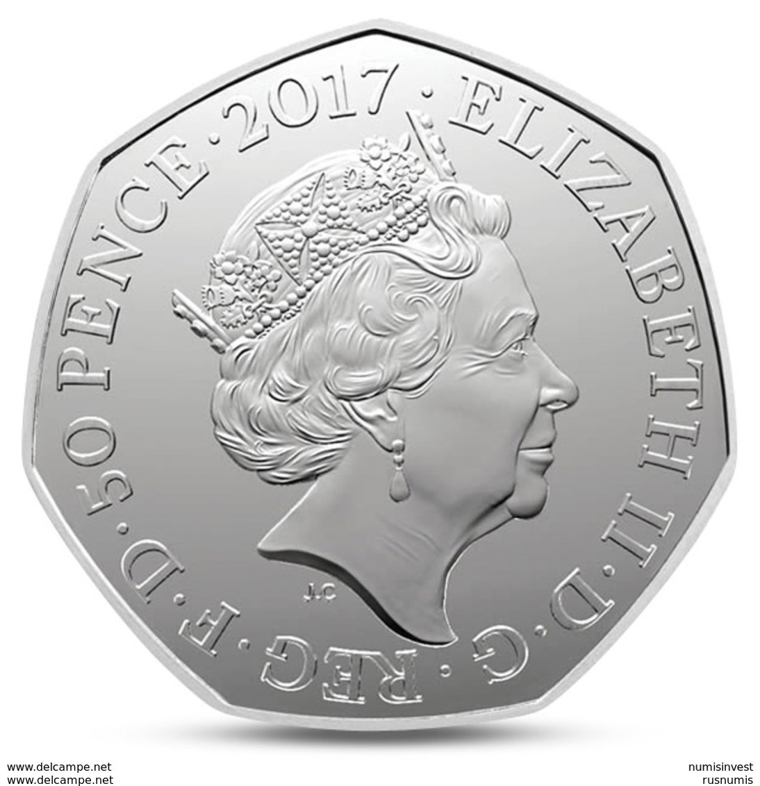 UK GREAT BRITAIN - GRANDE BRETAGNE - Großbritannien - Gran Bretagna 50 PENCE BEATRIX POTTER - PETER RABBIT UNC 2017 - 50 Pence