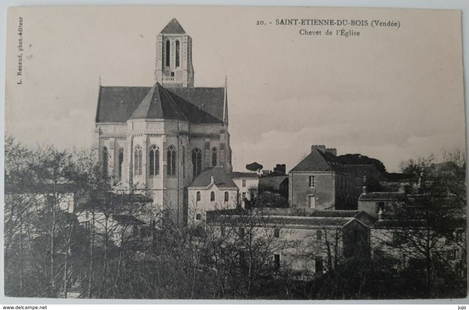 85 - SAINT ETIENNE DU BOIS (Vendée) - Chevet De L'Eglise - Altri & Non Classificati