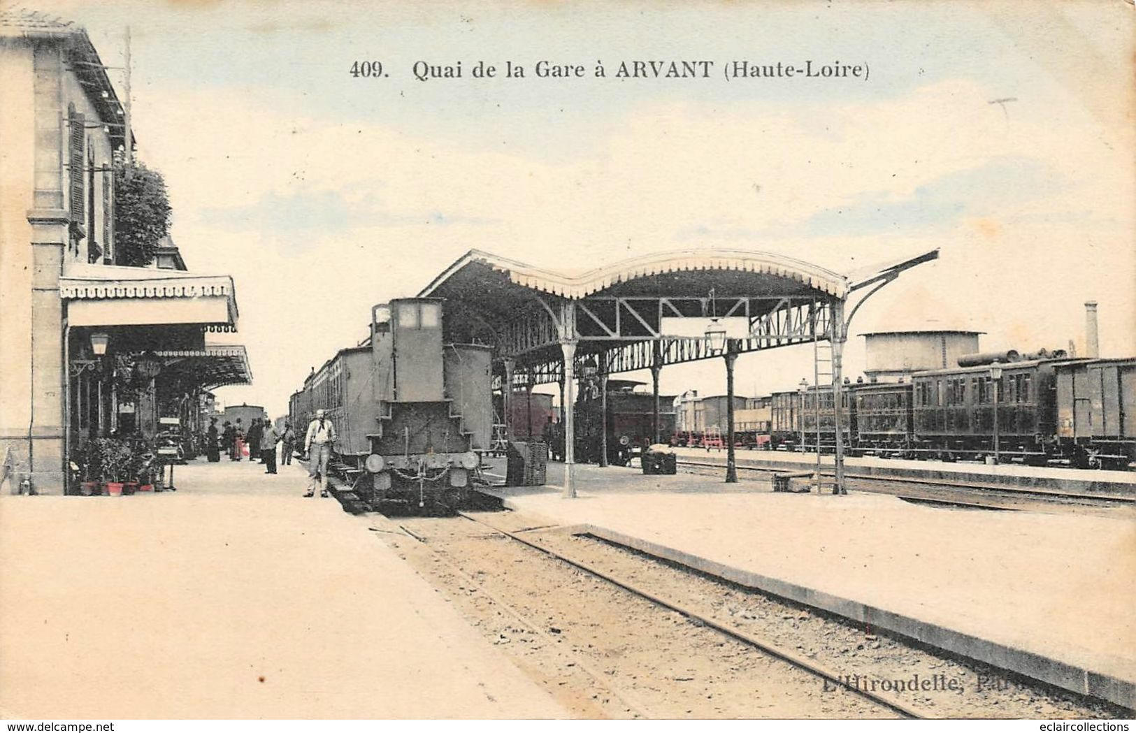 Arvant         43         Quai De La Gare Avec Train        (voir Scan) - Other & Unclassified