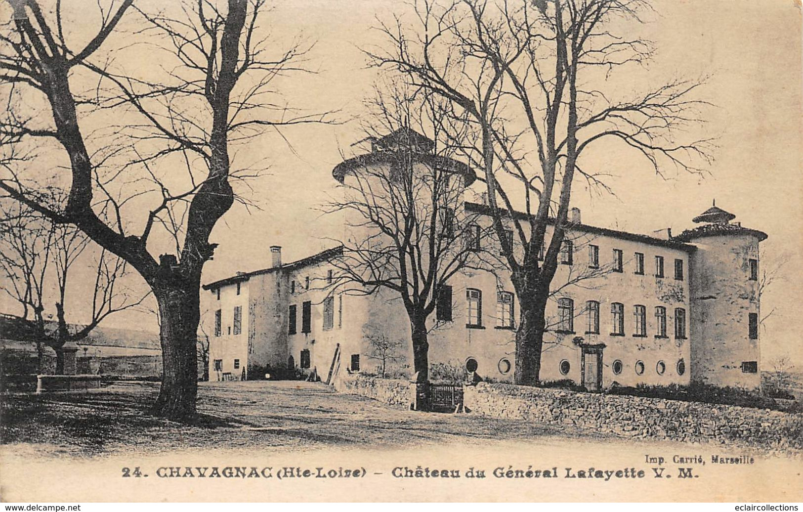 Chavagnac  - Chavaniac          43         Château Du Général Lafayette         (voir Scan) - Otros & Sin Clasificación