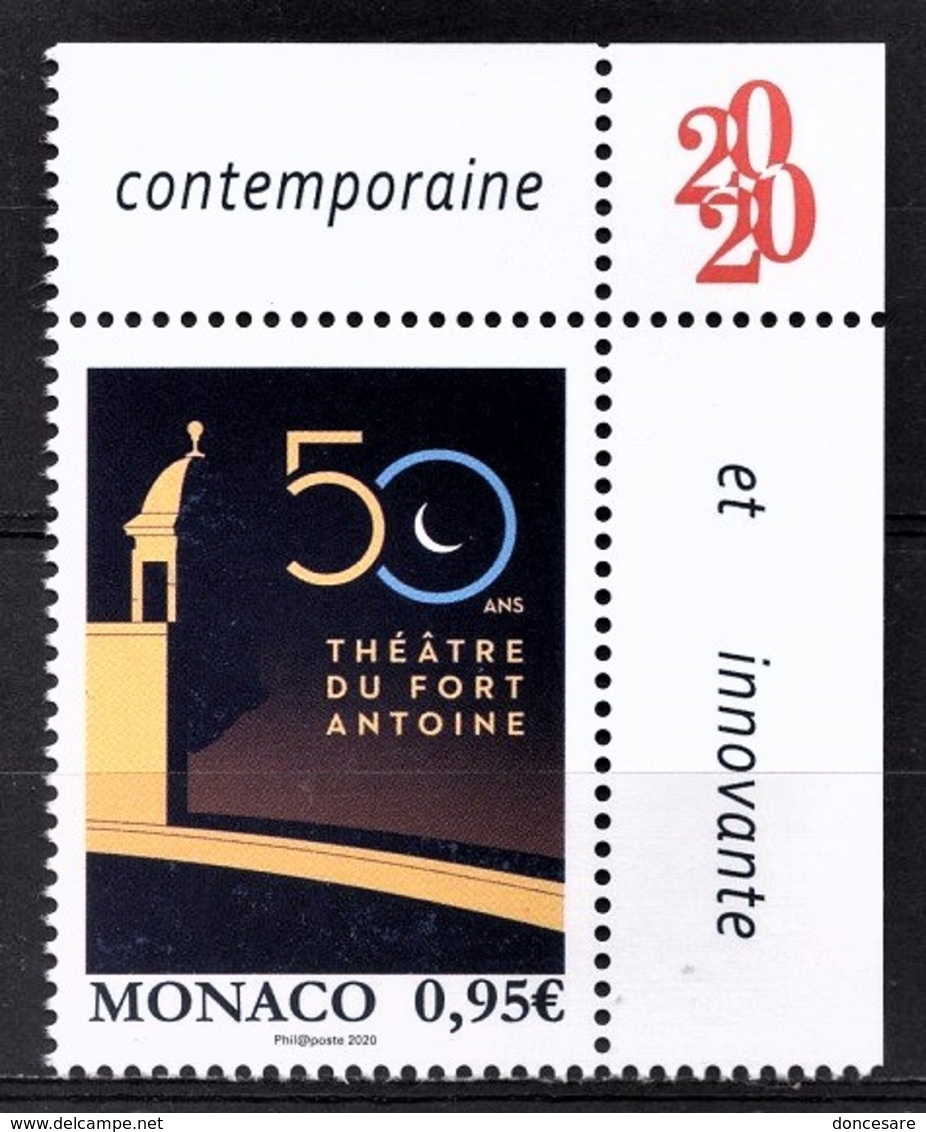 MONACO 2020 - Y.T. N° 3244 / 50 ANS DU THÉÂTRE DU FORT ANTOINE - NEUF ** - Unused Stamps