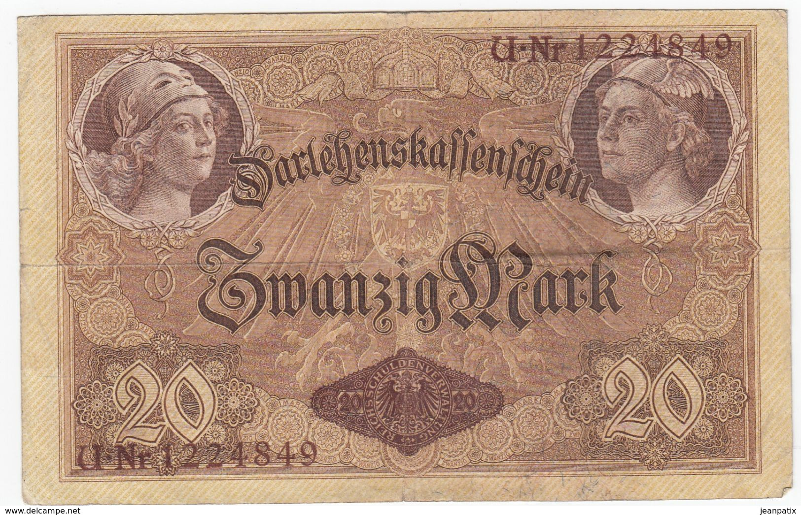 ALLEMAGNE Billet De 20 Zwanzig Mark - Berlin Aout 1914 - 20 Mark