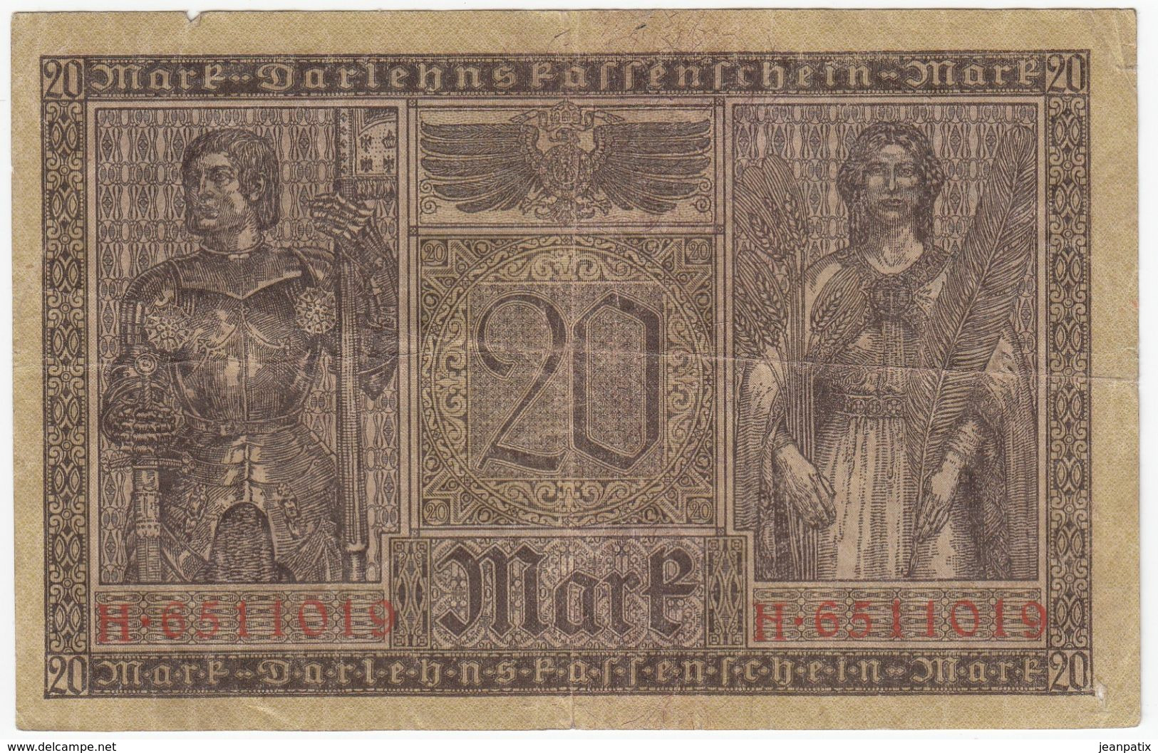 ALLEMAGNE Billet De 20 Zwanzig Mark - Berlin Février 1918 - 20 Mark