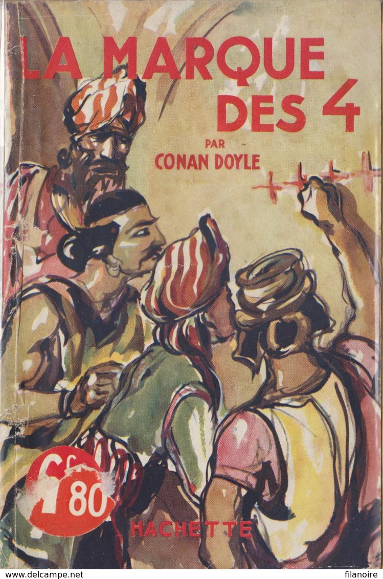 Arthur Conan DOYLE La Marque Des Quatre L’Énigme Hachette (1941) - Hachette - Point D'Interrogation