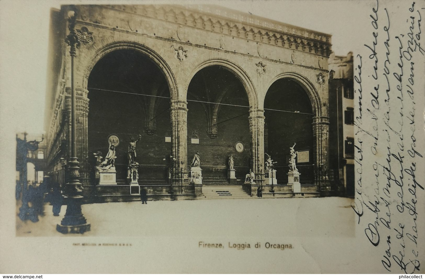 Firenze (Florence) Carte Photo // Loggia Di Orcagna 190? - Firenze