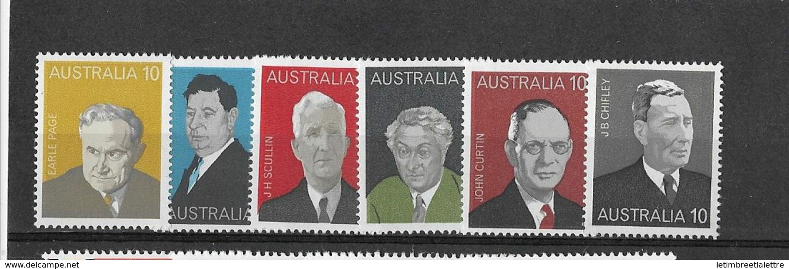 Australie N 558 à 563**                                                                                 ** - Mint Stamps