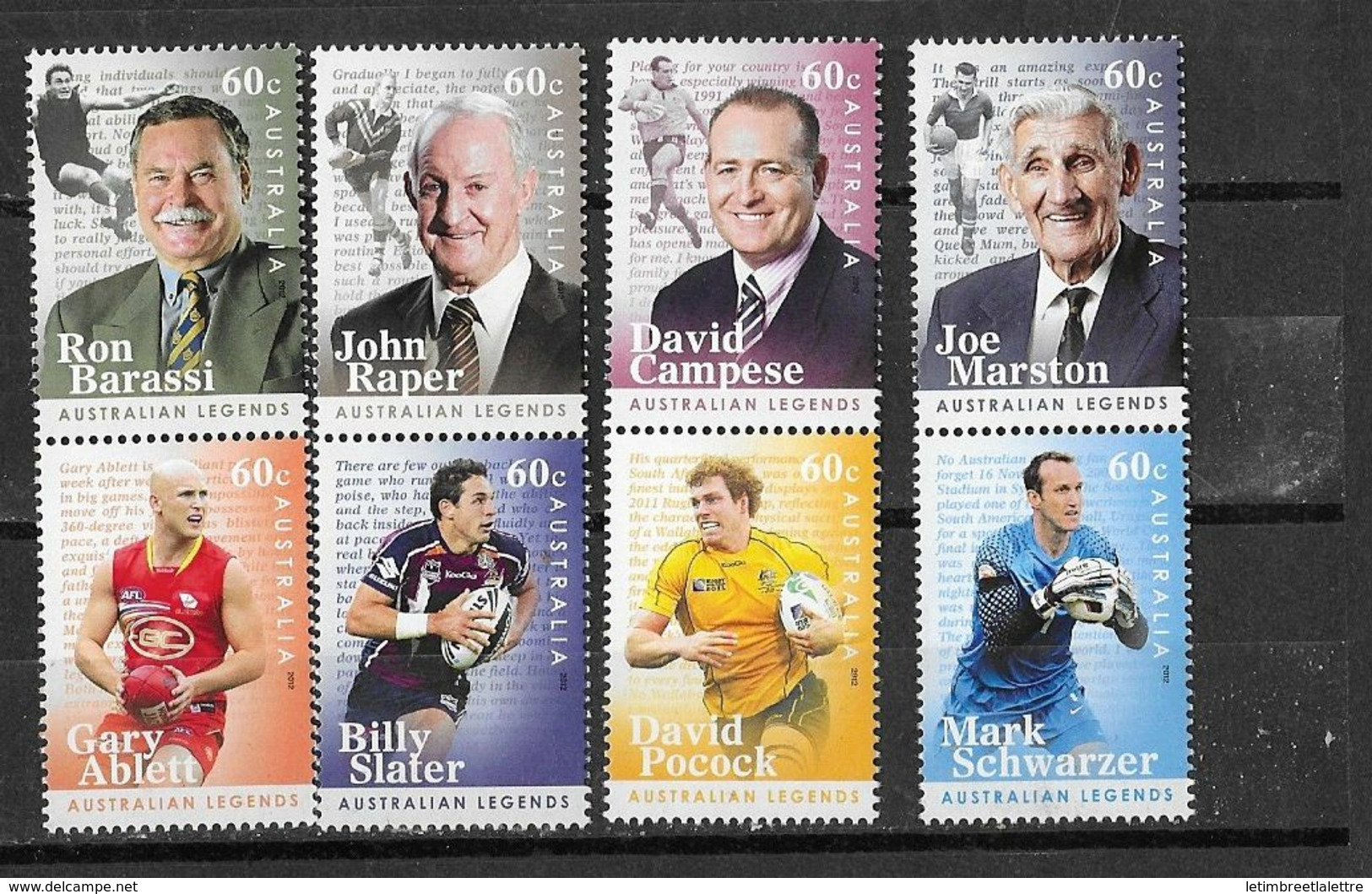 Australie N 3533 à 3540**                                                                                 ** - Mint Stamps