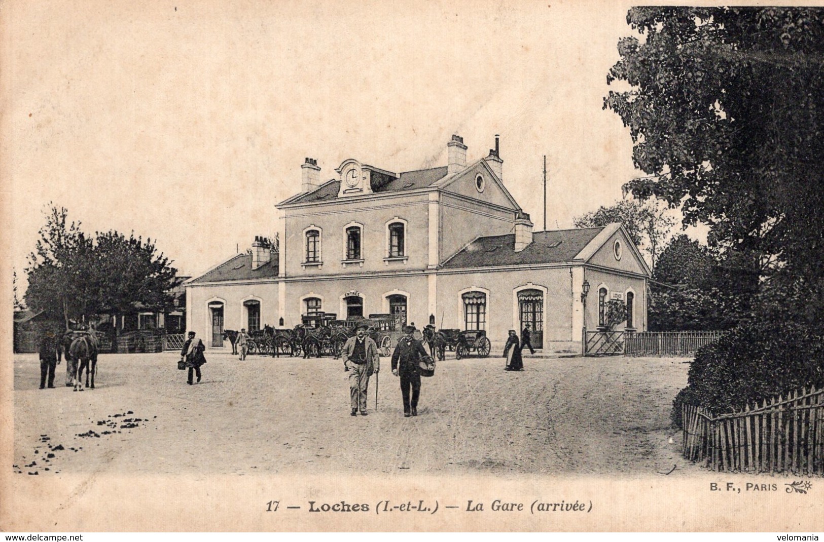 S5009 Cpa 37 Loches - La Gare ( Arrivée ) - Loches